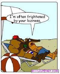 Lil’ Pengy Beach Cartoons