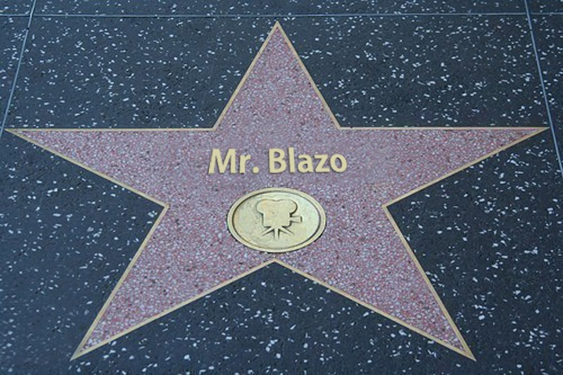 Mr. Blazo hollywood walk of fame
