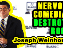 Nervous Comedian Destroys Room – Joseph Weinhouse NJ Standup Comedy