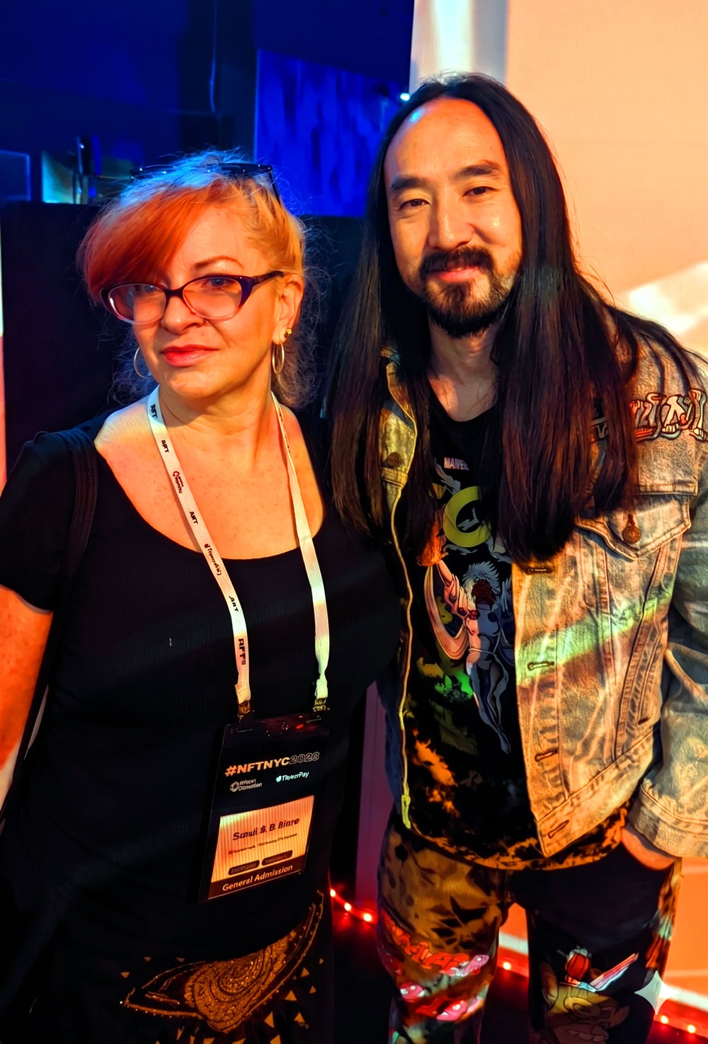 Siouxsie-Blaze-and-Steve-Aoki-at-Stratosphere-Art-Exhibit-2022